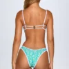 Fioletowe doły od bikini Minori z nadrukiem Fioletowe doły od bikini Minori z nadrukiem