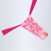 Fioletowe doły od bikini Pensacola z nadrukiem różowej orchidei Fioletowe doły od bikini Pensacola z nadrukiem różowej orchidei