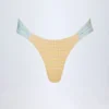 Fioletowe doły od bikini Valencia w żółtą kratkę Fioletowe doły od bikini Valencia w żółtą kratkę