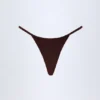 Fioletowe doły od bikini z detalem Cebu Charm w kolorze ciemnej czekolady Fioletowe doły od bikini z detalem Cebu Charm w kolorze ciemnej czekolady