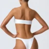 Fioletowe doły od bikini z szerokimi ramiączkami i zdobieniami Sunray Fioletowe doły od bikini z szerokimi ramiączkami i zdobieniami Sunray