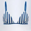 Góra bikini Montauk Triangle w kolorze morskim Góra bikini Montauk Triangle w kolorze morskim
