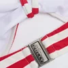 Górka bikini Cascais Multiway w wiśniowo-czerwone paski Górka bikini Cascais Multiway w wiśniowo-czerwone paski