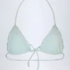 Górka bikini Noia Micro Triangle w niebieski kwiatowy wzór Górka bikini Noia Micro Triangle w niebieski kwiatowy wzór