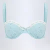 Górka bikini Ravello z fiszbinami i haftem angielskim w kolorze pudrowego błękitu Górka bikini Ravello z fiszbinami i haftem angielskim w kolorze pudrowego błękitu