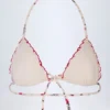 Góry od bikini Noia Micro Triangle w czerwony kwiatowy wzór Góry od bikini Noia Micro Triangle w czerwony kwiatowy wzór