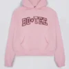 Hoodie oversize z haftem w kolorze pudrowego różu Hoodie oversize z haftem w kolorze pudrowego różu