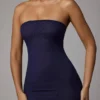Intimates Miękka, prześwitująca sukienka mini z siateczki w kolorze granatowym Intimates Miękka, prześwitująca sukienka mini z siateczki w kolorze granatowym