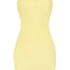Intimates Miękka, prześwitująca sukienka mini z siateczki w kolorze żółtym Intimates Miękka, prześwitująca sukienka mini z siateczki w kolorze żółtym