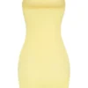 Intimates Miękka, prześwitująca sukienka mini z siateczki w kolorze żółtym Intimates Miękka, prześwitująca sukienka mini z siateczki w kolorze żółtym