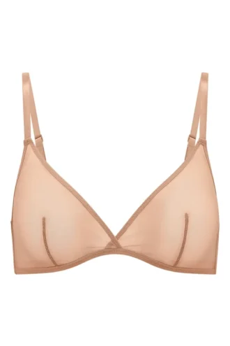 Intimates Soft Mesh Jednowarstwowy biustonosz trójkątny w kolorze ciepłej brzoskwini Intimates Soft Mesh Jednowarstwowy biustonosz trójkątny w kolorze ciepłej brzoskwini