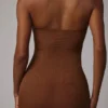 Intimates Soft Sheer-Mesh Bandeau Mini Slip Sukienka w kolorze Mocha Intimates Soft Sheer-Mesh Bandeau Mini Slip Sukienka w kolorze Mocha