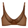 Jednowarstwowy biustonosz z fiszbinami Intimates Soft Mesh w kolorze kasztanowym Jednowarstwowy biustonosz z fiszbinami Intimates Soft Mesh w kolorze kasztanowym