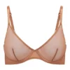 Jednowarstwowy biustonosz z fiszbinami Intimates Soft Mesh w kolorze miodowym Jednowarstwowy biustonosz z fiszbinami Intimates Soft Mesh w kolorze miodowym