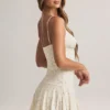 Kelbie Modal Ruched A-Line Mini Sukienka w kwiatowym wzorze Kelbie Modal Ruched A-Line Mini Sukienka w kwiatowym wzorze