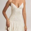 Kelbie Modal Ruched A-Line Mini Sukienka w kwiatowym wzorze Kelbie Modal Ruched A-Line Mini Sukienka w kwiatowym wzorze