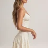 Kelbie Modal Ruched A-Line Mini Sukienka w kwiatowym wzorze Kelbie Modal Ruched A-Line Mini Sukienka w kwiatowym wzorze