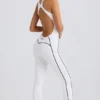 Kombinezon Petite Soft Active z odkrytymi plecami w kolorze białym Kombinezon Petite Soft Active z odkrytymi plecami w kolorze białym