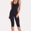 Kombinezon Soft Active Capri w kolorze czarnym
