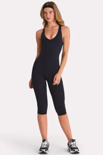 Kombinezon Soft Active Capri w kolorze czarnym Kombinezon Soft Active Capri w kolorze czarnym