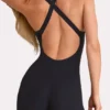 Kombinezon Soft Active Capri w kolorze czarnym