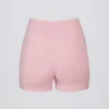 Kontrastowe mini szorty Soft Active z zakładką w kolorze pudrowego różu Kontrastowe mini szorty Soft Active z zakładką w kolorze pudrowego różu