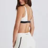 Kontrastowe szorty mini Soft Active w kolorze kości słoniowej Kontrastowe szorty mini Soft Active w kolorze kości słoniowej