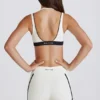 Kontrastowe szorty mini Soft Active w kolorze kości słoniowej Kontrastowe szorty mini Soft Active w kolorze kości słoniowej