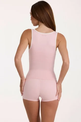 Koszulka bez rękawów Soft Active w kolorze Blush Marl