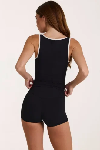 Koszulka bez rękawów Soft Active w kolorze czarnym