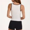 Koszulka bez rękawów Soft Active w kolorze kości słoniowej