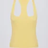 Koszulka bez rękawów Soft Active z tyłem typu racerback w kolorze cytrynowym Koszulka bez rękawów Soft Active z tyłem typu racerback w kolorze cytrynowym