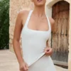 Koszulka bez rękawów Soft Active z tyłem typu racerback w kolorze kremowym Koszulka bez rękawów Soft Active z tyłem typu racerback w kolorze kremowym
