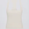 Koszulka bez rękawów Soft Active z tyłem typu racerback w kolorze kremowym Koszulka bez rękawów Soft Active z tyłem typu racerback w kolorze kremowym