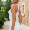 Koszulka bez rękawów Soft Active z tyłem typu racerback w kolorze kremowym Koszulka bez rękawów Soft Active z tyłem typu racerback w kolorze kremowym