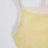 Koszulka bez rękawów Soft Active z warstwami w kolorze delikatnej żółci Koszulka bez rękawów Soft Active z warstwami w kolorze delikatnej żółci