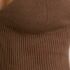 Koszulka bez rękawów z grubej dzianiny w kolorze Coco Koszulka bez rękawów z grubej dzianiny w kolorze Coco