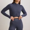 Krótka kurtka z zamkiem FlexiRib w kolorze indigo slate Krótka kurtka z zamkiem FlexiRib w kolorze indigo slate