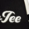 Krótki sweter z dzianiny z logo w kolorze czarnym Krótki sweter z dzianiny z logo w kolorze czarnym