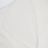 Krótki top Lou z dzianiny typu pointelle w kolorze białym Krótki top Lou z dzianiny typu pointelle w kolorze białym
