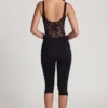 Krótkie spodnie capri Giuliana z dzianiny ponte w kolorze czarnym Krótkie spodnie capri Giuliana z dzianiny ponte w kolorze czarnym