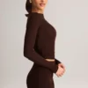 Krótkie szorty Noor Modal High-Rise Bodycon w kolorze czekoladowym Krótkie szorty Noor Modal High-Rise Bodycon w kolorze czekoladowym