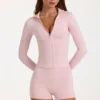 Kurtka Soft Active z zamkiem w kolorze Blush Marl Kurtka Soft Active z zamkiem w kolorze Blush Marl