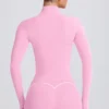 Kurtka Soft Active zapinana na zamek w kolorze jasnoróżowym Kurtka Soft Active zapinana na zamek w kolorze jasnoróżowym