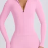 Kurtka Soft Active zapinana na zamek w kolorze jasnoróżowym Kurtka Soft Active zapinana na zamek w kolorze jasnoróżowym