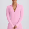Kurtka Soft Active zapinana na zamek w kolorze jasnoróżowym Kurtka Soft Active zapinana na zamek w kolorze jasnoróżowym