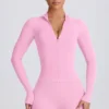 Kurtka Soft Active zapinana na zamek w kolorze jasnoróżowym Kurtka Soft Active zapinana na zamek w kolorze jasnoróżowym