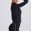 Kurtka zapinana na zamek Soft Active w kolorze czarnym Kurtka zapinana na zamek Soft Active w kolorze czarnym