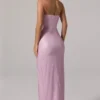 La Rochette – sukienka maxi z ozdobnym bandeau i marszczoną talią w kolorze różowym La Rochette – sukienka maxi z ozdobnym bandeau i marszczoną talią w kolorze różowym