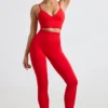 Legginsy Define Luxe z wysokim stanem w kolorze czerwonym Legginsy Define Luxe z wysokim stanem w kolorze czerwonym